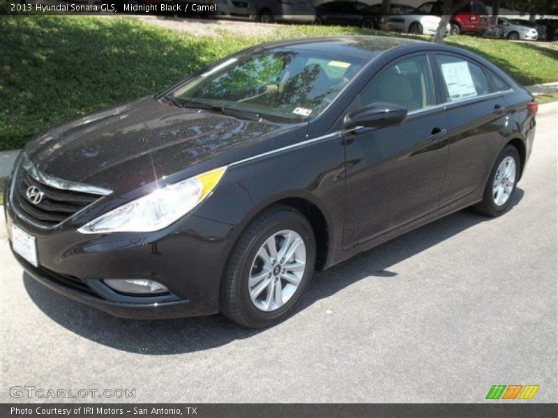 Midnight Black / Camel 2013 Hyundai Sonata GLS