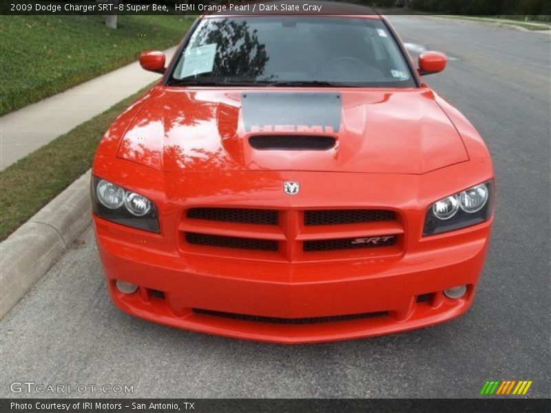 HEMI Orange Pearl / Dark Slate Gray 2009 Dodge Charger SRT-8 Super Bee