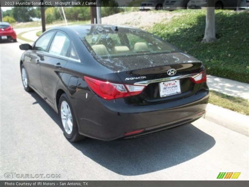 Midnight Black / Camel 2013 Hyundai Sonata GLS