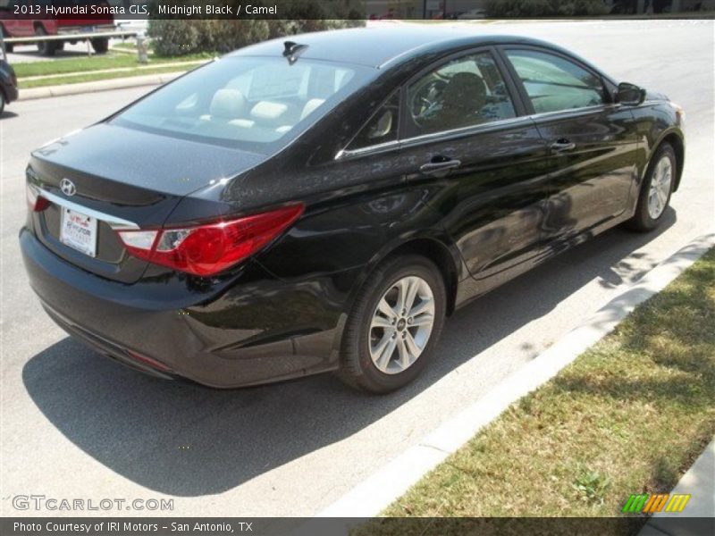 Midnight Black / Camel 2013 Hyundai Sonata GLS
