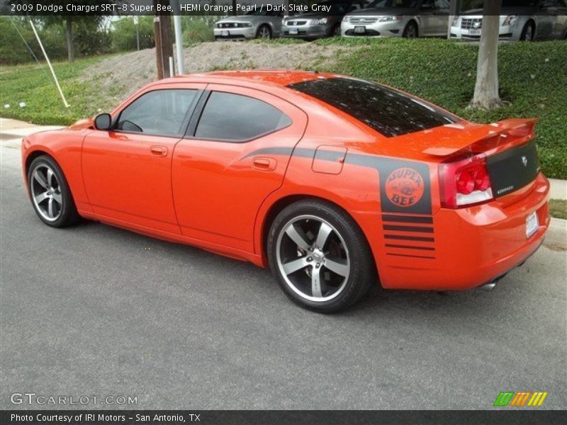 HEMI Orange Pearl / Dark Slate Gray 2009 Dodge Charger SRT-8 Super Bee