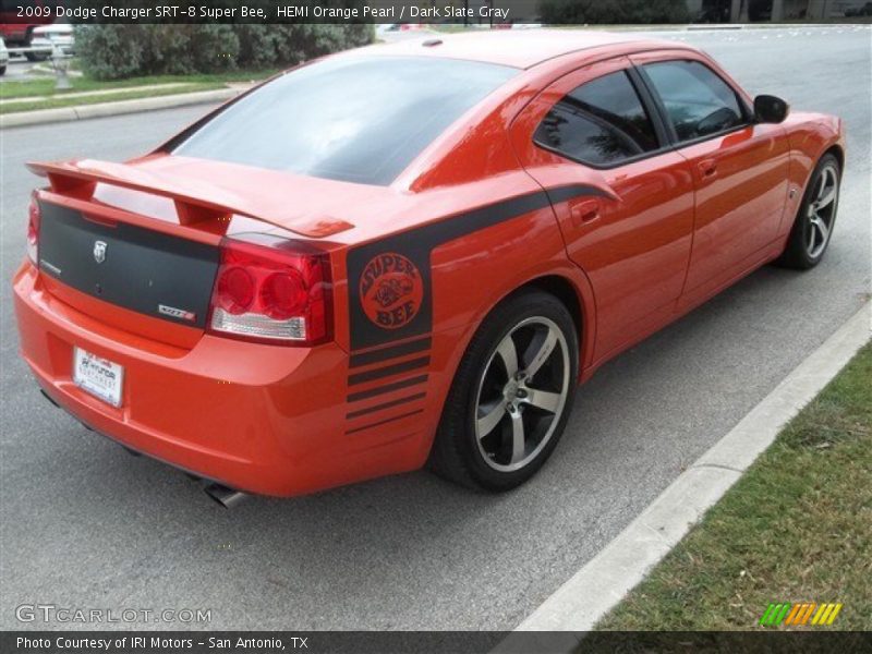 HEMI Orange Pearl / Dark Slate Gray 2009 Dodge Charger SRT-8 Super Bee