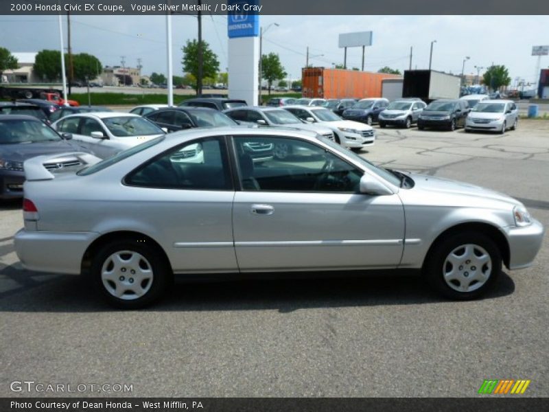 Vogue Silver Metallic / Dark Gray 2000 Honda Civic EX Coupe