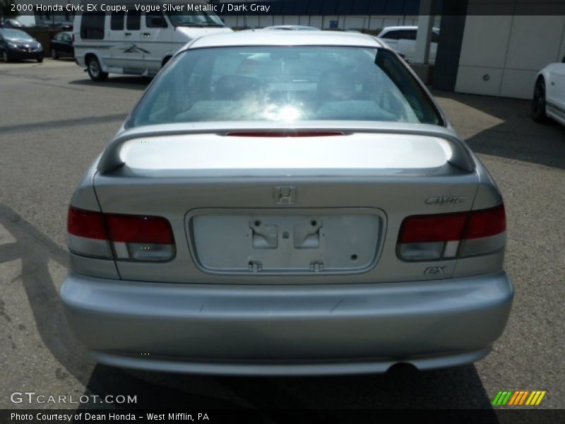 Vogue Silver Metallic / Dark Gray 2000 Honda Civic EX Coupe
