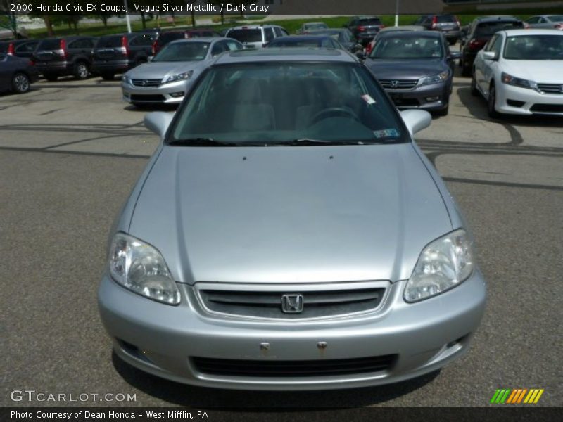 Vogue Silver Metallic / Dark Gray 2000 Honda Civic EX Coupe