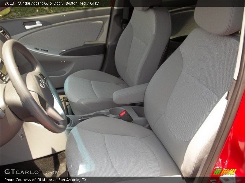  2013 Accent GS 5 Door Gray Interior