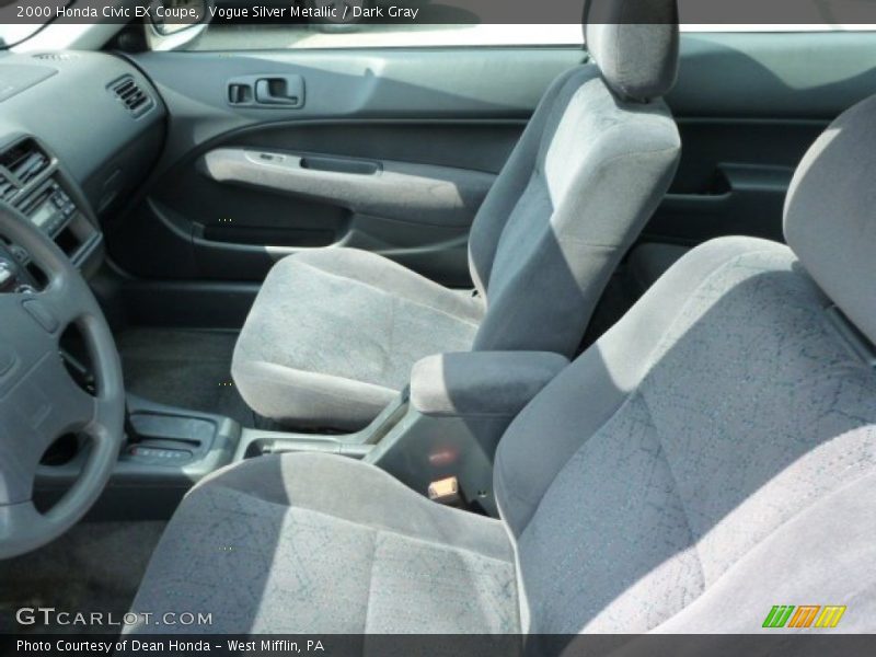 Vogue Silver Metallic / Dark Gray 2000 Honda Civic EX Coupe
