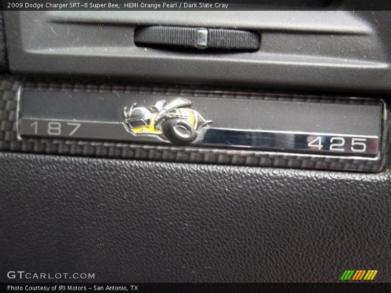 HEMI Orange Pearl / Dark Slate Gray 2009 Dodge Charger SRT-8 Super Bee