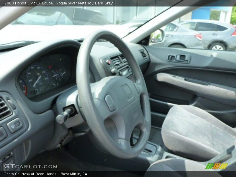 Vogue Silver Metallic / Dark Gray 2000 Honda Civic EX Coupe