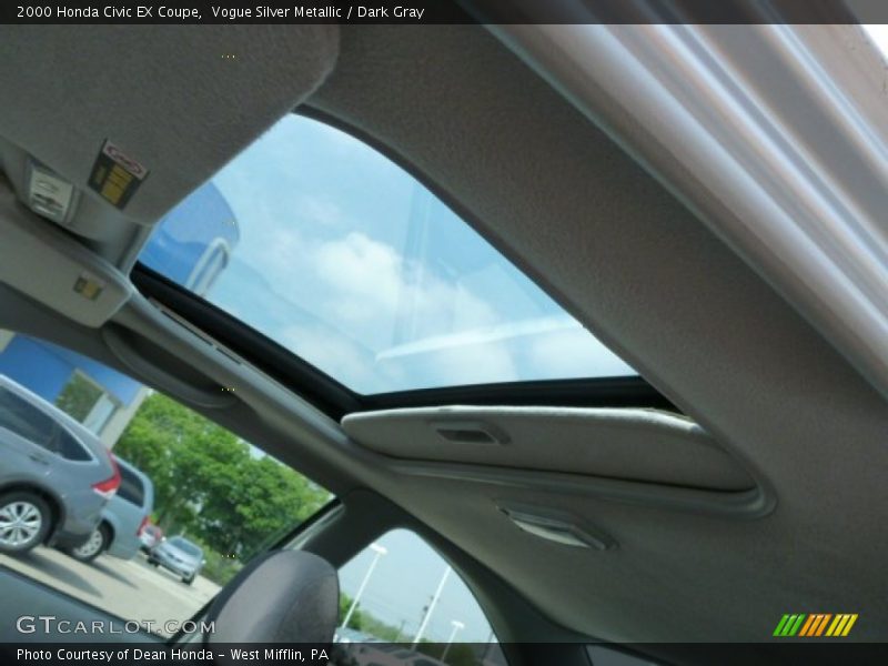 Vogue Silver Metallic / Dark Gray 2000 Honda Civic EX Coupe