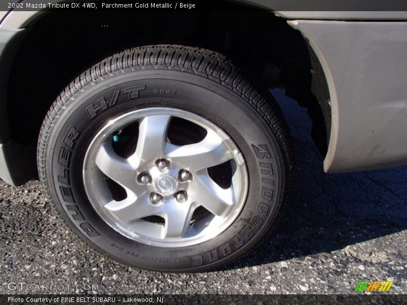 Parchment Gold Metallic / Beige 2002 Mazda Tribute DX 4WD