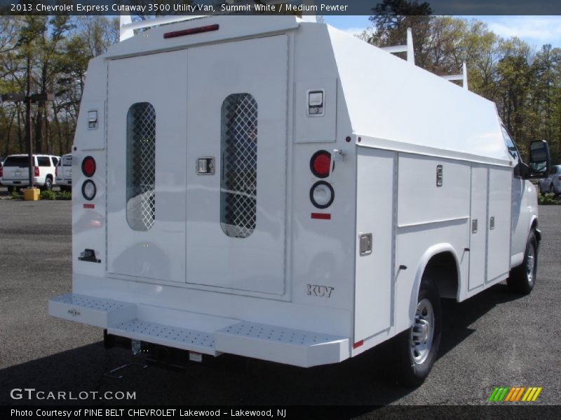 Summit White / Medium Pewter 2013 Chevrolet Express Cutaway 3500 Utility Van