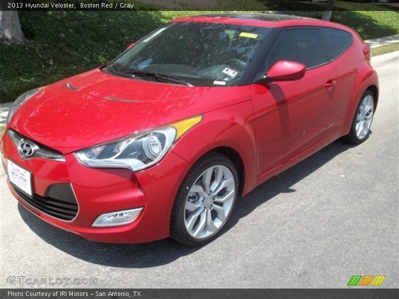 Boston Red / Gray 2013 Hyundai Veloster
