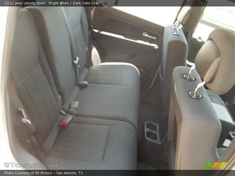 Bright White / Dark Slate Gray 2012 Jeep Liberty Sport