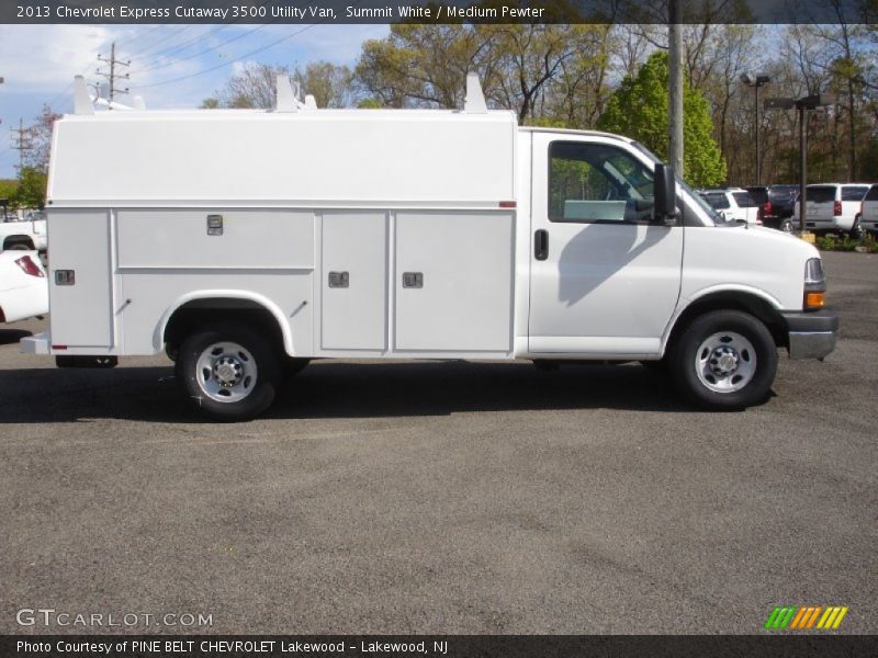 Summit White / Medium Pewter 2013 Chevrolet Express Cutaway 3500 Utility Van