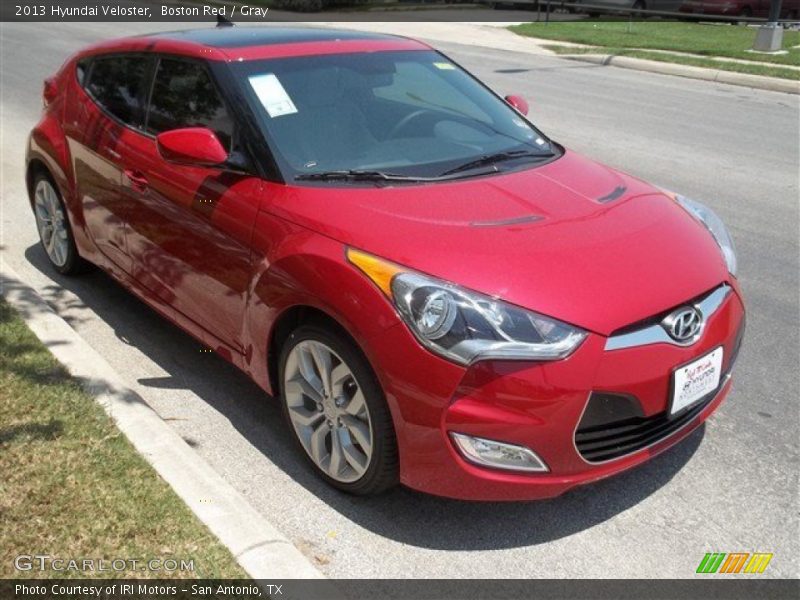 Boston Red / Gray 2013 Hyundai Veloster