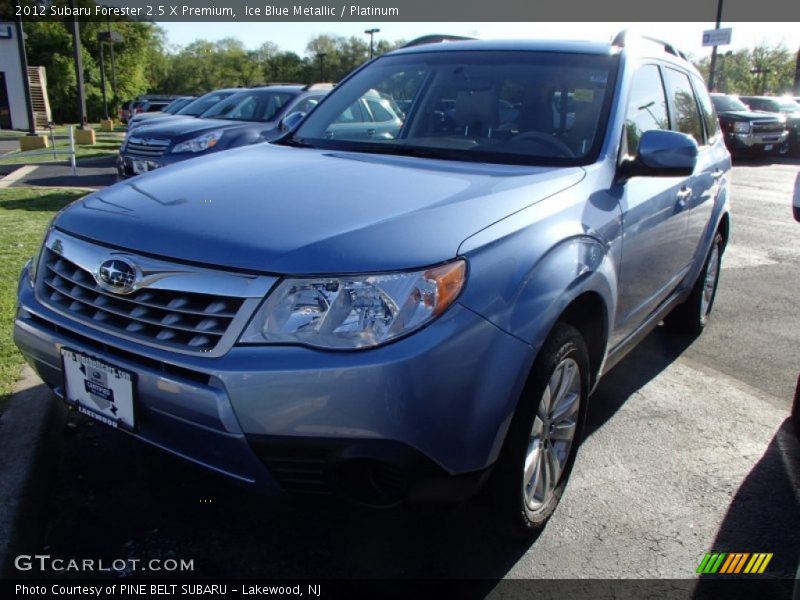 Ice Blue Metallic / Platinum 2012 Subaru Forester 2.5 X Premium