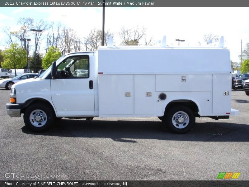 Summit White / Medium Pewter 2013 Chevrolet Express Cutaway 3500 Utility Van