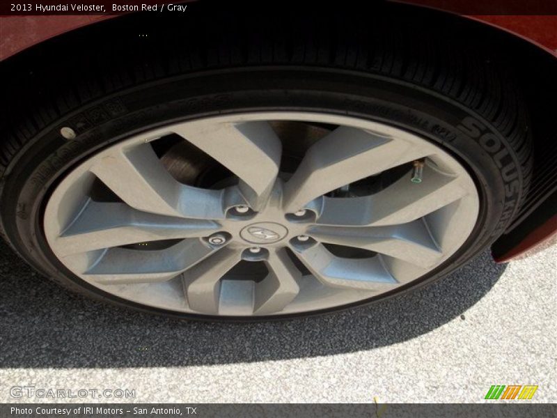Boston Red / Gray 2013 Hyundai Veloster