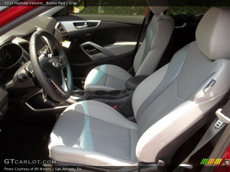 Boston Red / Gray 2013 Hyundai Veloster