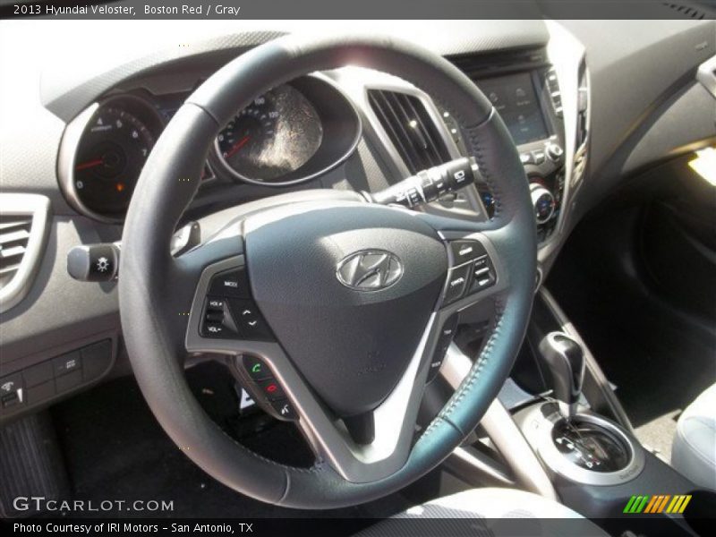Boston Red / Gray 2013 Hyundai Veloster