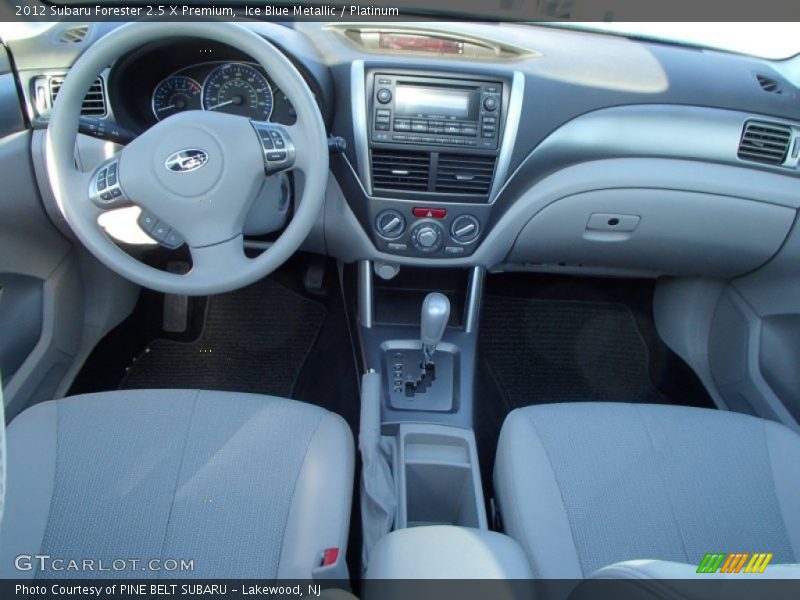 Ice Blue Metallic / Platinum 2012 Subaru Forester 2.5 X Premium