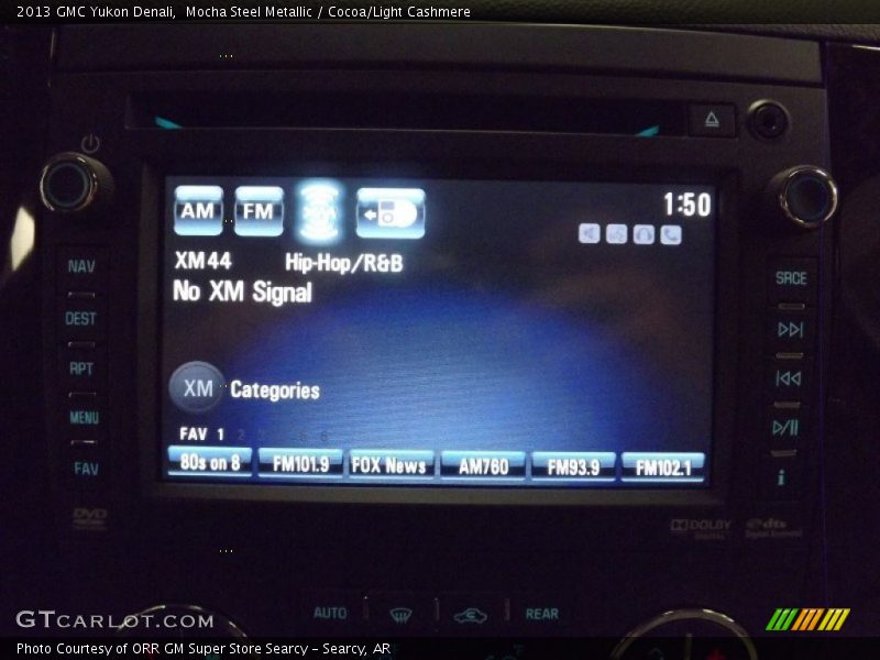 Mocha Steel Metallic / Cocoa/Light Cashmere 2013 GMC Yukon Denali