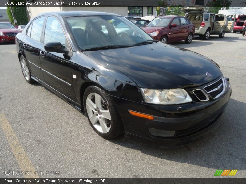 Black / Slate Gray 2006 Saab 9-3 Aero Sport Sedan