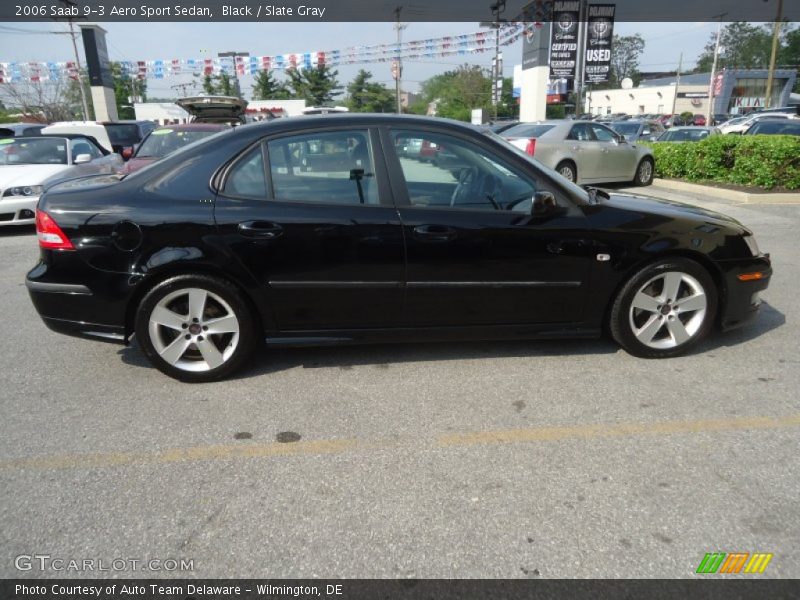 Black / Slate Gray 2006 Saab 9-3 Aero Sport Sedan