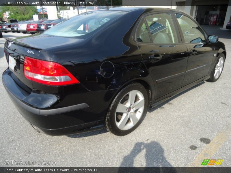 Black / Slate Gray 2006 Saab 9-3 Aero Sport Sedan