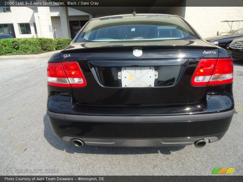 Black / Slate Gray 2006 Saab 9-3 Aero Sport Sedan
