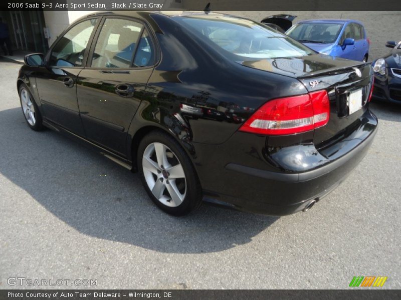 Black / Slate Gray 2006 Saab 9-3 Aero Sport Sedan