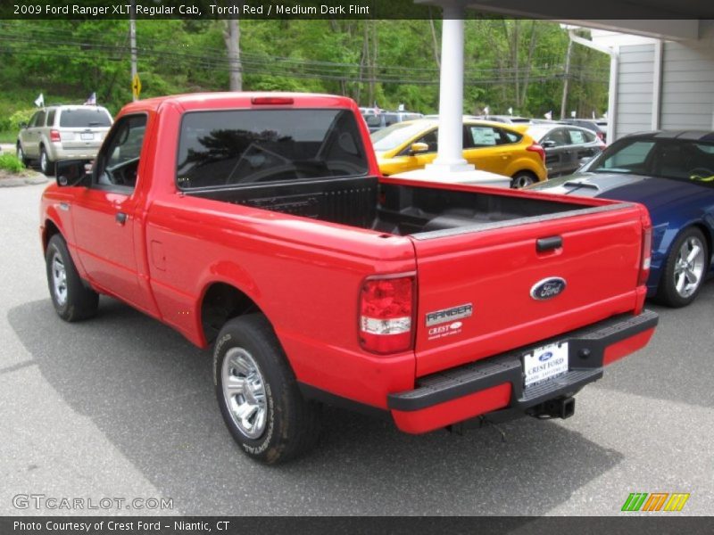 Torch Red / Medium Dark Flint 2009 Ford Ranger XLT Regular Cab