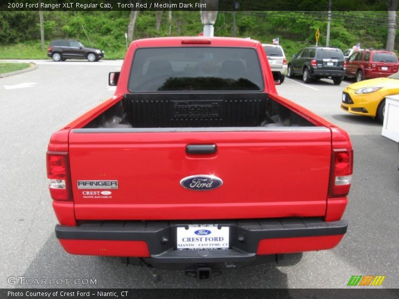 Torch Red / Medium Dark Flint 2009 Ford Ranger XLT Regular Cab