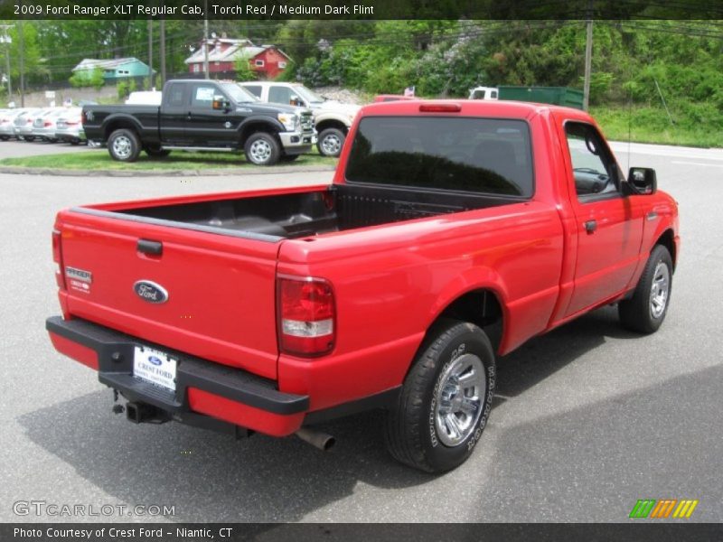 Torch Red / Medium Dark Flint 2009 Ford Ranger XLT Regular Cab