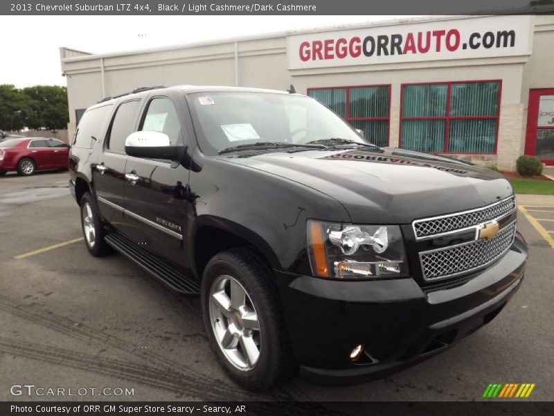 Black / Light Cashmere/Dark Cashmere 2013 Chevrolet Suburban LTZ 4x4