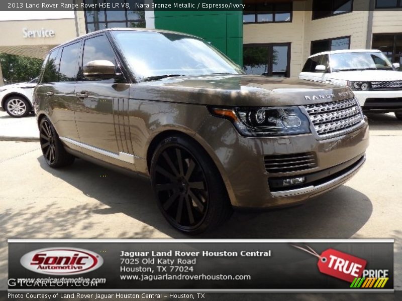 Nara Bronze Metallic / Espresso/Ivory 2013 Land Rover Range Rover HSE LR V8