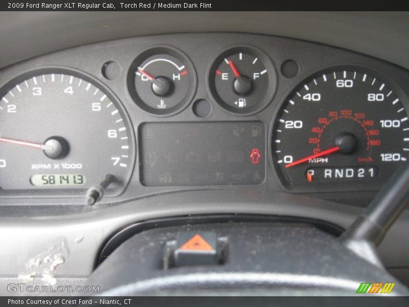  2009 Ranger XLT Regular Cab XLT Regular Cab Gauges