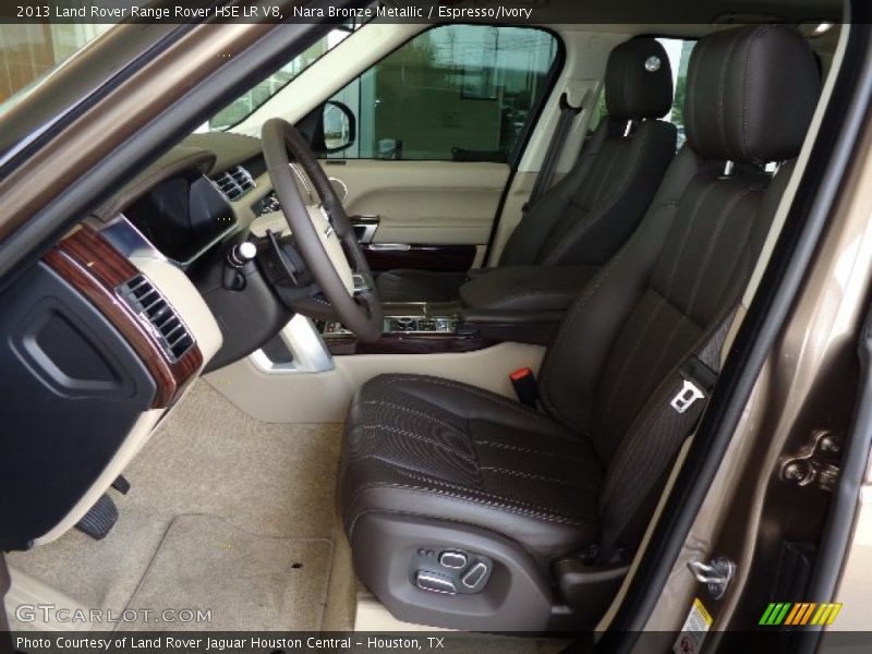  2013 Range Rover HSE LR V8 Espresso/Ivory Interior