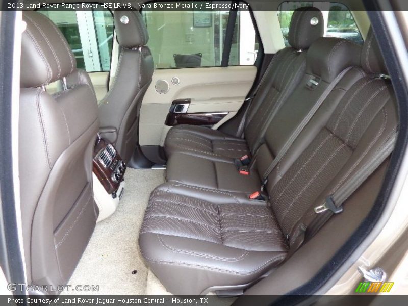 Rear Seat of 2013 Range Rover HSE LR V8
