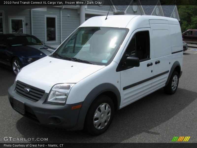 Frozen White / Dark Gray 2010 Ford Transit Connect XL Cargo Van