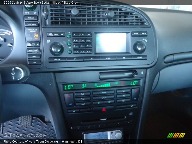 Controls of 2006 9-3 Aero Sport Sedan