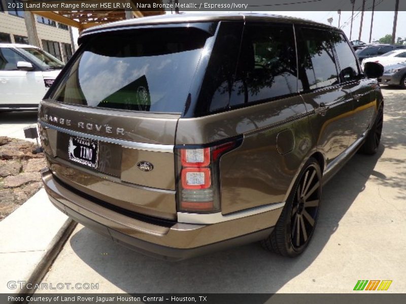 Nara Bronze Metallic / Espresso/Ivory 2013 Land Rover Range Rover HSE LR V8