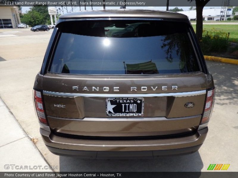 Nara Bronze Metallic / Espresso/Ivory 2013 Land Rover Range Rover HSE LR V8