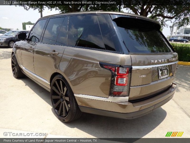 Nara Bronze Metallic / Espresso/Ivory 2013 Land Rover Range Rover HSE LR V8