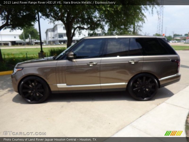 Nara Bronze Metallic / Espresso/Ivory 2013 Land Rover Range Rover HSE LR V8