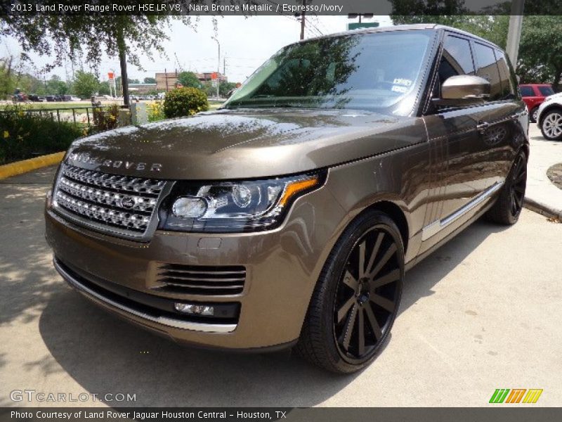 Nara Bronze Metallic / Espresso/Ivory 2013 Land Rover Range Rover HSE LR V8