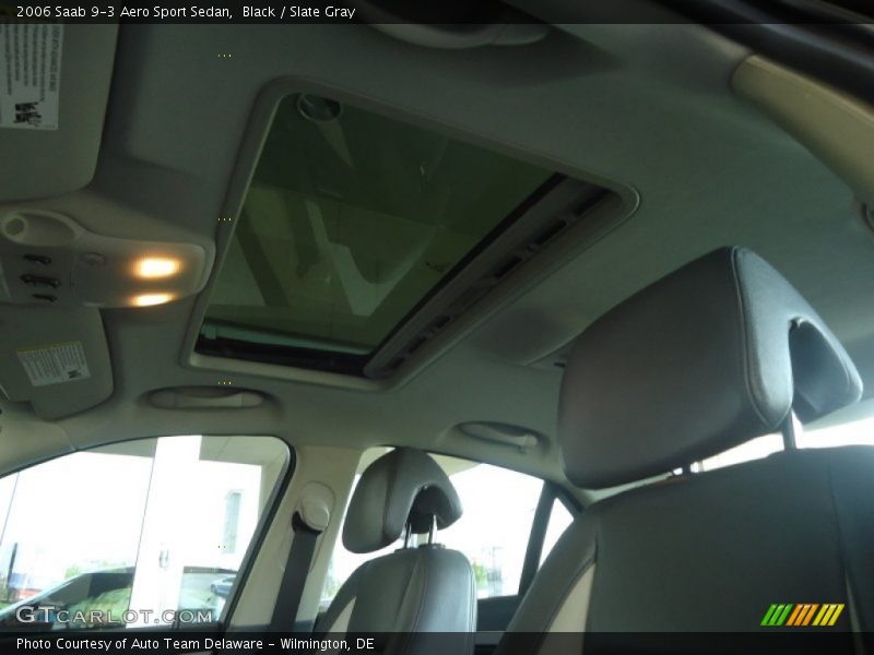 Black / Slate Gray 2006 Saab 9-3 Aero Sport Sedan