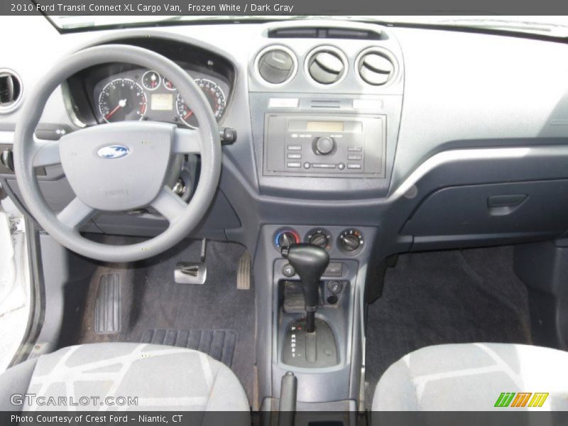 Frozen White / Dark Gray 2010 Ford Transit Connect XL Cargo Van