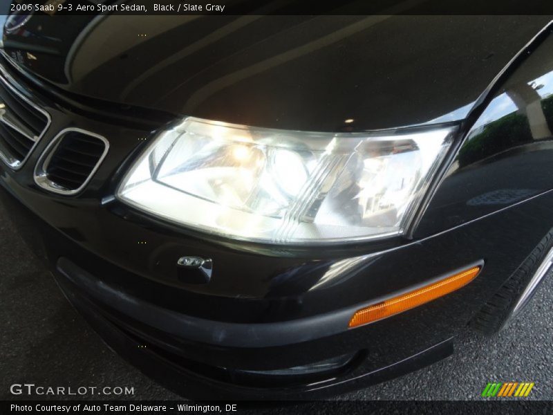 Black / Slate Gray 2006 Saab 9-3 Aero Sport Sedan